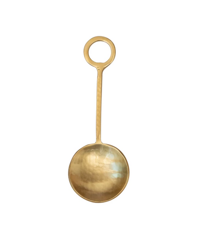 Stainless Steel Spoon- Hammered Gold