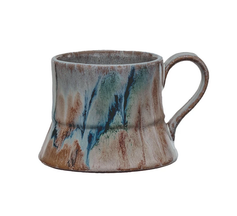 Stoneware Multicolor Mug