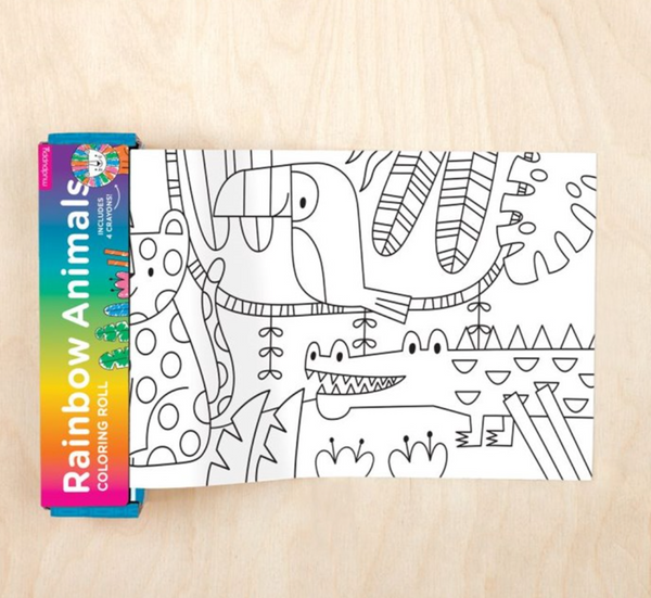 Color Roll Mini -- Rainbow Animals