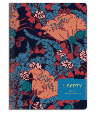 Liberty London Floral Writers Notebook Set