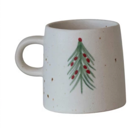 Christmas Tree Stoneware Mug - #2