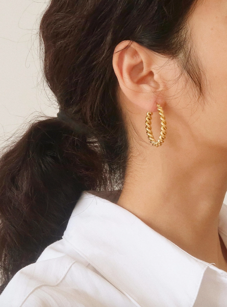 Brooke Braided Hoop Earrings