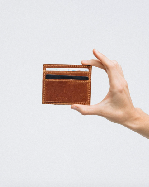 Alem Card Wallet -- Whiskey