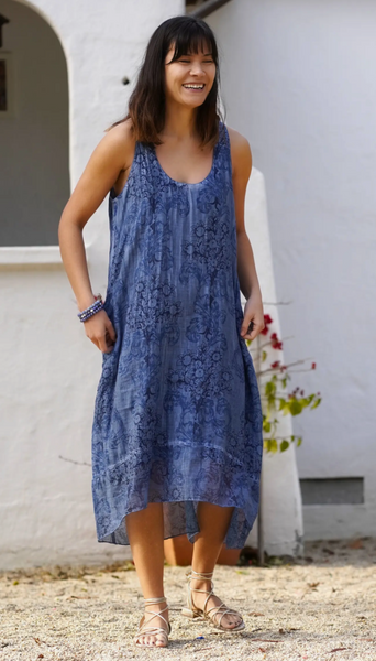 Dani Dress -- Navy