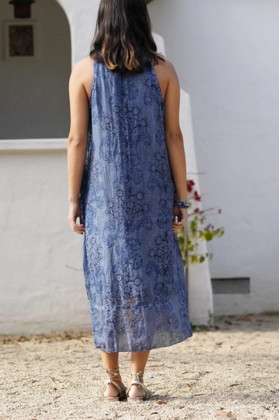 Dani Dress -- Navy