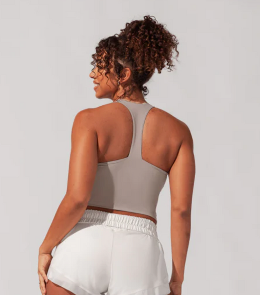 Audrey Tank -- Smoky Taupe