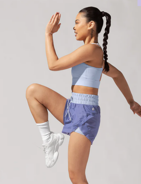 Cadence Run Shorts -- Periwinkle