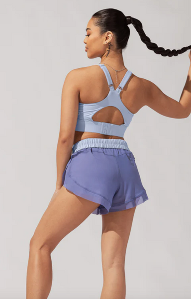Cadence Run Shorts -- Periwinkle