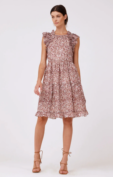 Sami Dress -- Burgundy