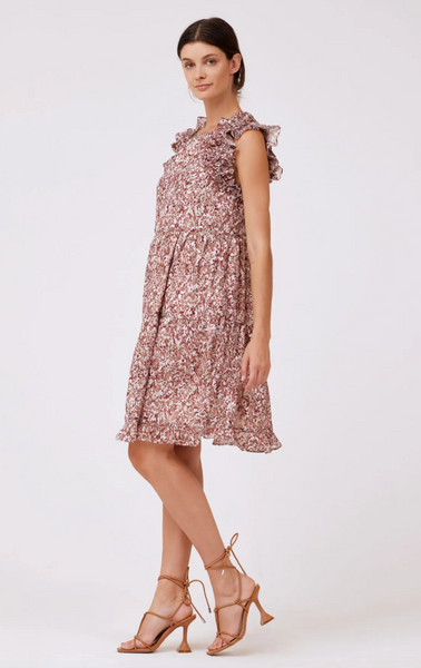 Sami Dress -- Burgundy
