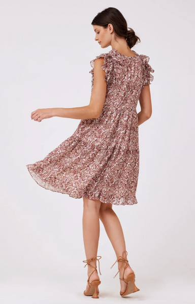 Sami Dress -- Burgundy