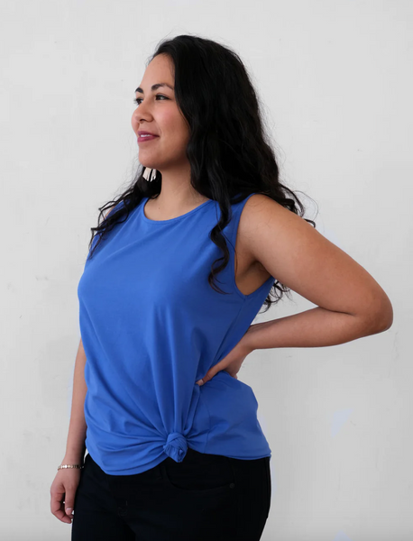 Jasmin Tank -- Blue