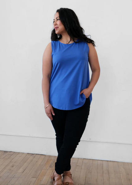 Jasmin Tank -- Blue