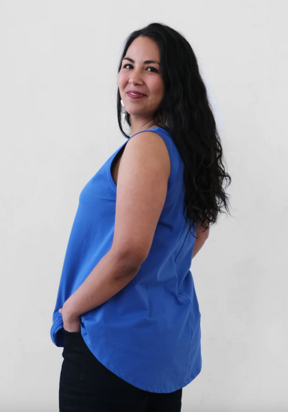 Jasmin Tank -- Blue