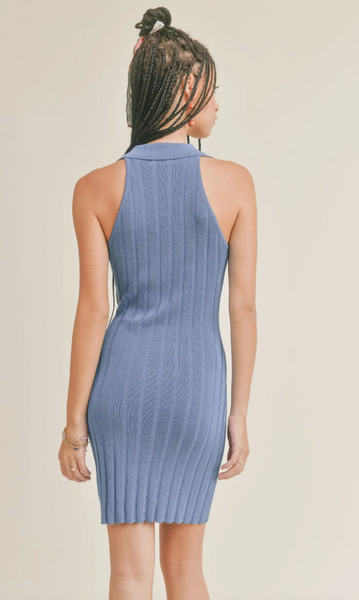 Leila Dress -- Blue