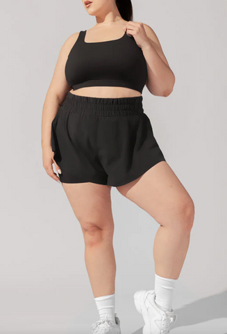 High Waisted Super Shorts -- Black