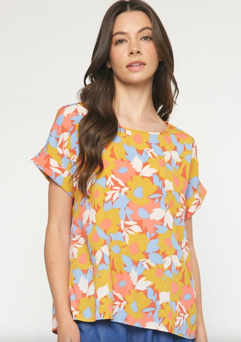 Alice Top -- Mustard
