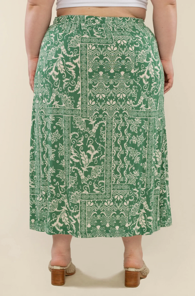 Elara Skirt (Plus) -- Emerald