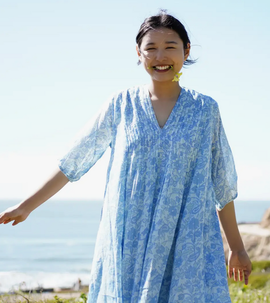 Skye Dress -- Light Blue