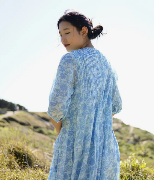Skye Dress -- Light Blue