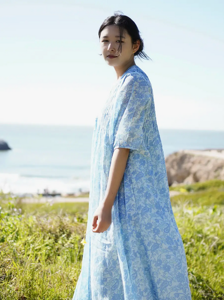 Skye Dress -- Light Blue