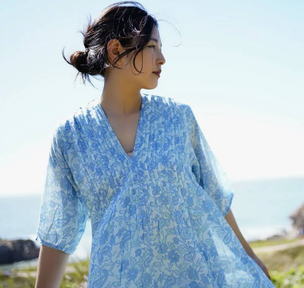 Skye Dress -- Light Blue