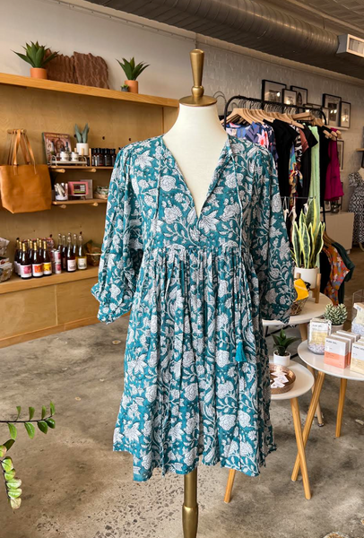 Georgina Dress -- Teal