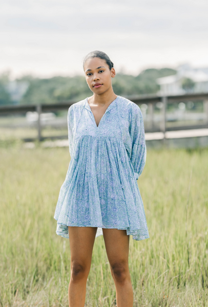 Clover Mini Dress -- Glacier