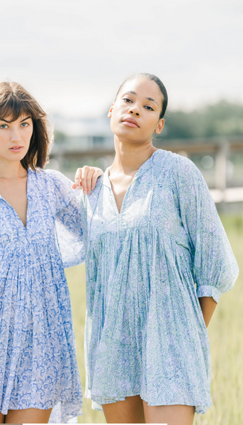Clover Mini Dress -- Glacier