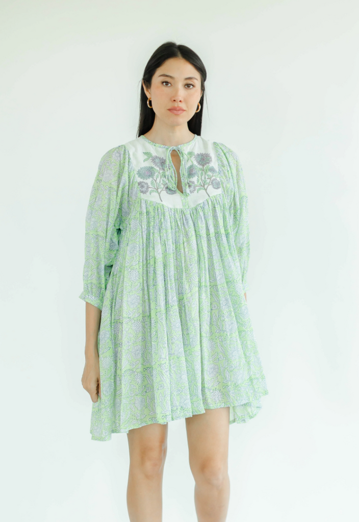 Marigold Mini Dress -- Jade