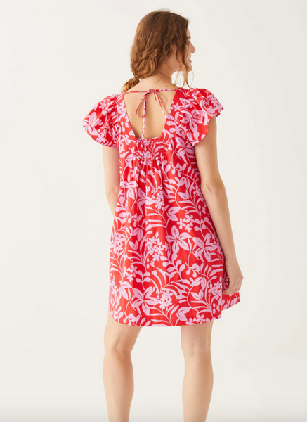 Capri Dress -- Pink Floral