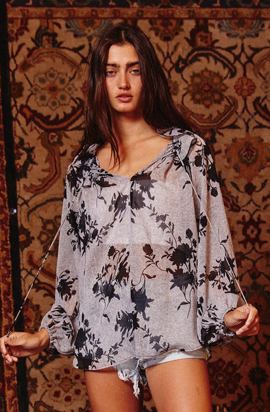 Maxine Top -- Gray