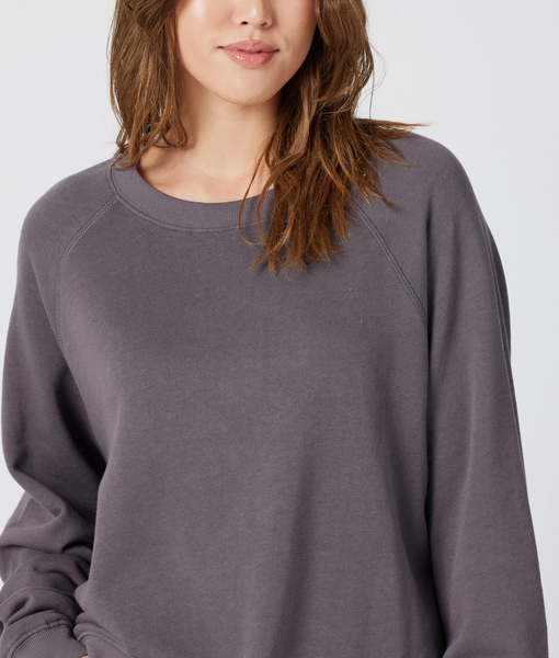 Raglan Sweatshirt -- Charcoal