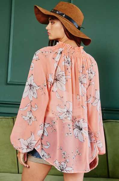 Margot Top -- Coral