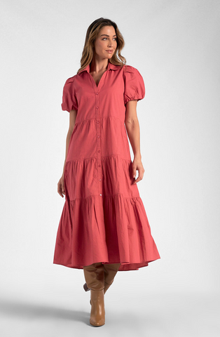Monica Dress -- Ruby