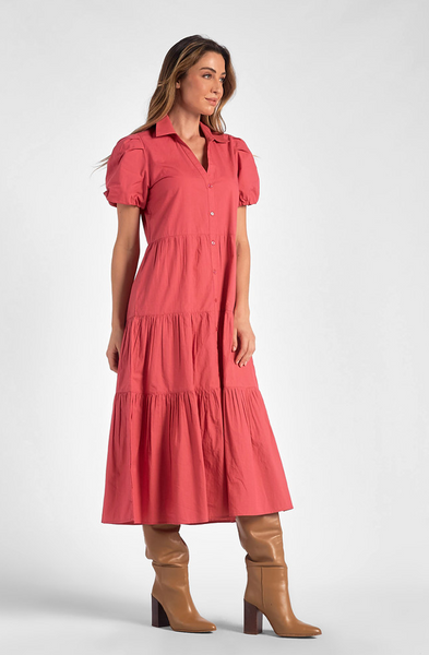 Monica Dress -- Ruby