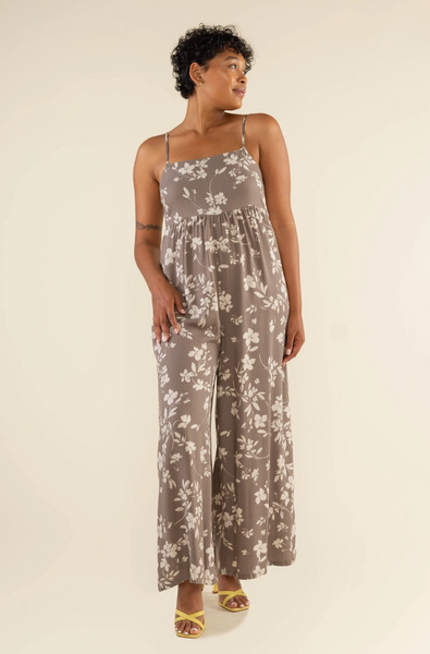 Odie Jumpsuit -- Taupe