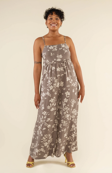 Odie Jumpsuit -- Taupe