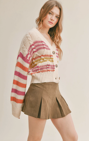 Ruby Striped Cardigan