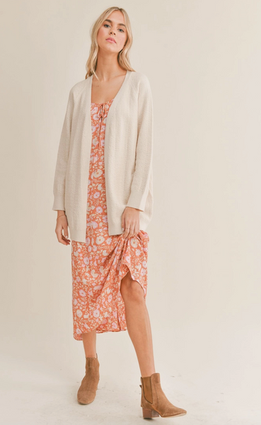 Wine Night Cardigan -- Ivory
