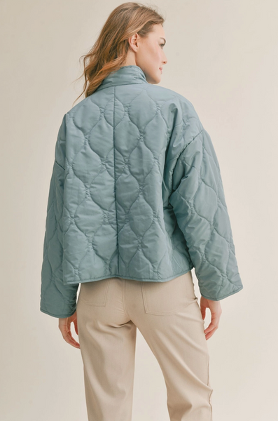 Weekender Quilted Jacket -- Teal