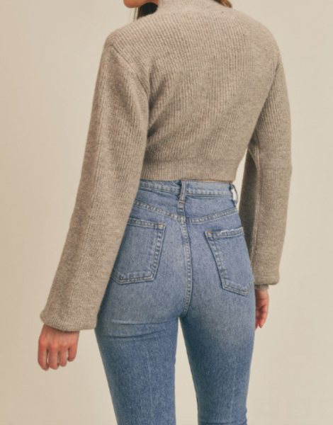 Quite Alright Sweater -- Taupe