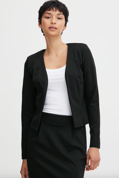 Kate Short Blazer -- Black