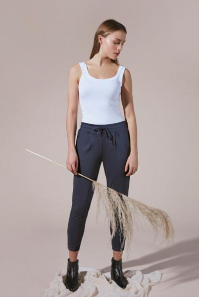 Kate Cropped Pants -- Total Eclipse