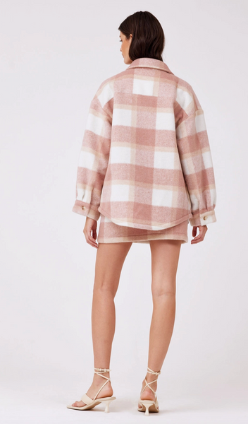 Andrea Shirt Jacket -- Pink
