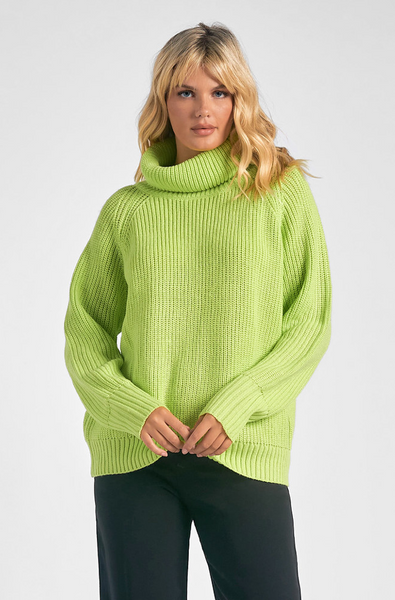 Angelina Sweater -- Lime