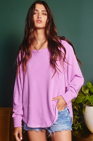 Allie Top -- Lavender