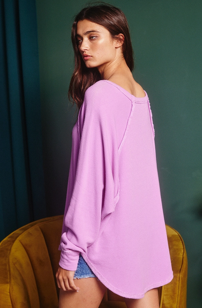 Allie Top -- Lavender