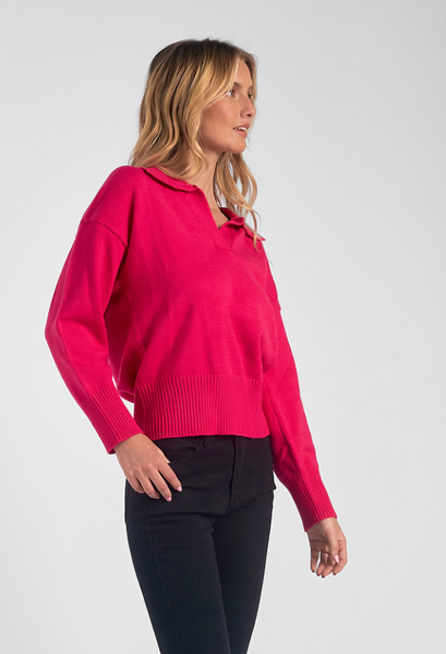 Atticus Sweater -- Fuchsia