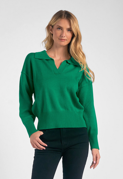 Atticus Sweater -- Kelly Green